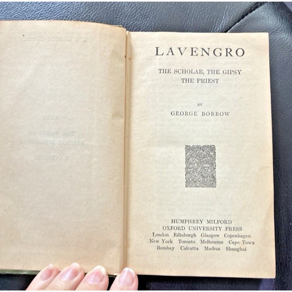 1924 Lavengro The Scholar The Gipsy The Priest Green Hardback Book George Borrow - Picture 4 of 16